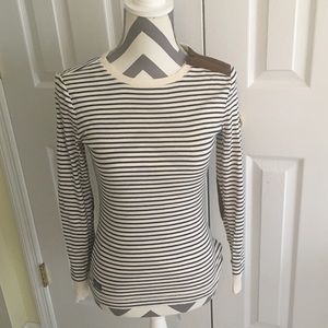 Ralph Lauren Jeans Co. striped top w/elbow patches